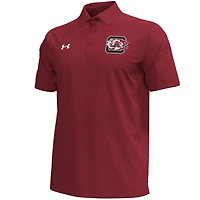 Polo rétro Under Armour Garnet South Carolina Gamecocks pour homme