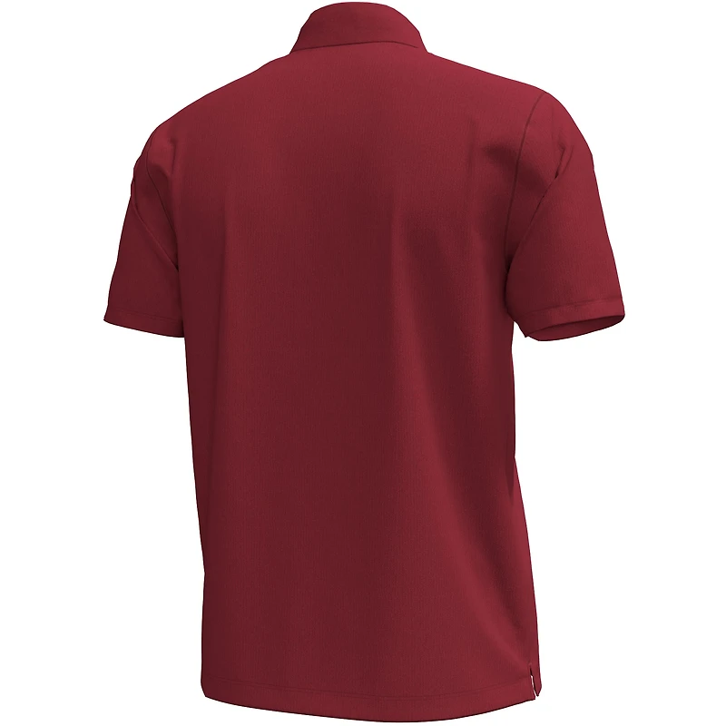 Polo rétro Under Armour Garnet South Carolina Gamecocks pour homme