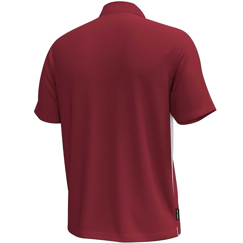 Polo performance Under Armour Garnet South Carolina Gamecocks Title pour homme