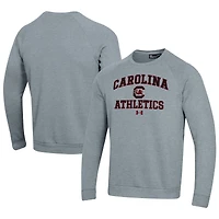 Men's Under Armour  Gray South Carolina Gamecocks Athletics All Day Fleece Pullover Sweatshirt