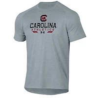 Men's Under Armour  Gray South Carolina Gamecocks Athletics Tech T-Shirt
