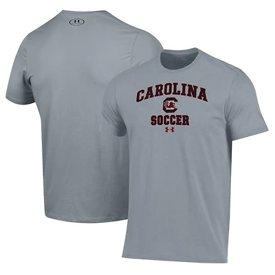 T-shirt de performance Under Armour gris pour homme, motif Arch Over, des Gamecocks Caroline du Sud