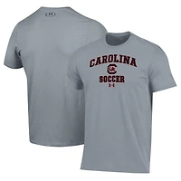 T-shirt de performance Under Armour gris pour homme, motif Arch Over, des Gamecocks Caroline du Sud