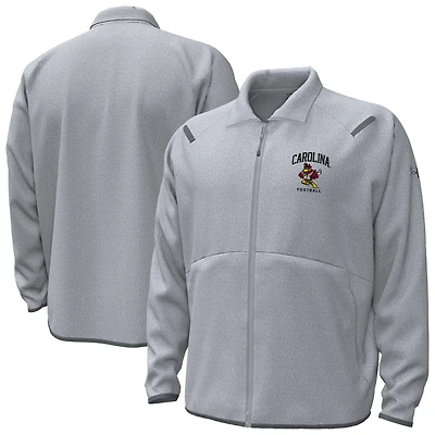 Veste de survêtement zippée intégrale en polaire Under Armour grise South Carolina Gamecocks Unstoppable pour homme