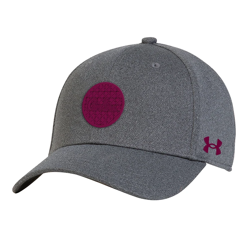 Casquette Under Armour Heather Grey South Carolina Gamecocks College Essentials 3.0 Blitzing Flex pour homme