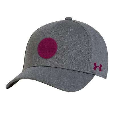 Casquette Under Armour Heather Grey South Carolina Gamecocks College Essentials 3.0 Blitzing Flex pour homme