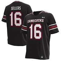 Men's Under Armour LaNorris Sellers Garnet South Carolina Gamecocks NIL Football Replica Player Jersey
