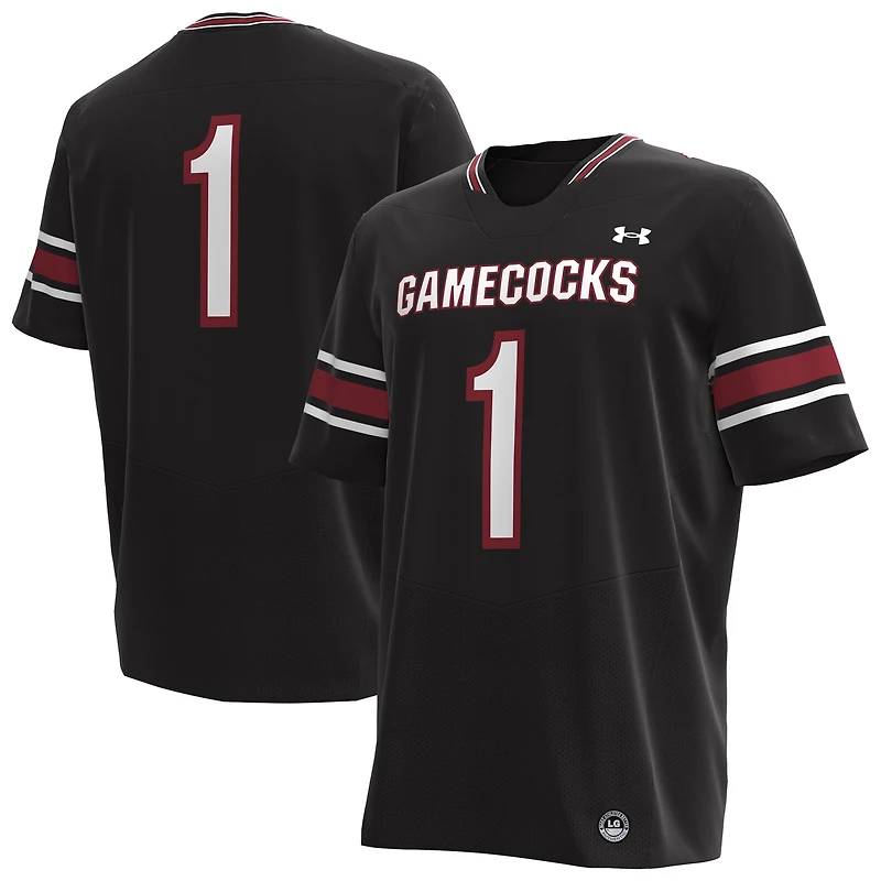 Under Armour #1 Blanc Caroline du Sud Gamecocks Réplique Maillot de Football pour Homme