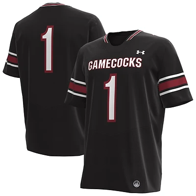 Under Armour #1 Blanc Caroline du Sud Gamecocks Réplique Maillot de Football pour Homme