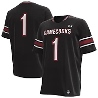 Under Armour #1 Blanc Caroline du Sud Gamecocks Réplique Maillot de Football pour Homme