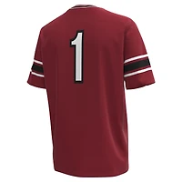 Maillot de football réplique Under Armour #1 Garnet South Carolina Gamecocks pour homme