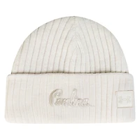 Men's Under Armour  Stone South Carolina Gamecocks Sideline Halftime Shallow Cuffed Knit Hat