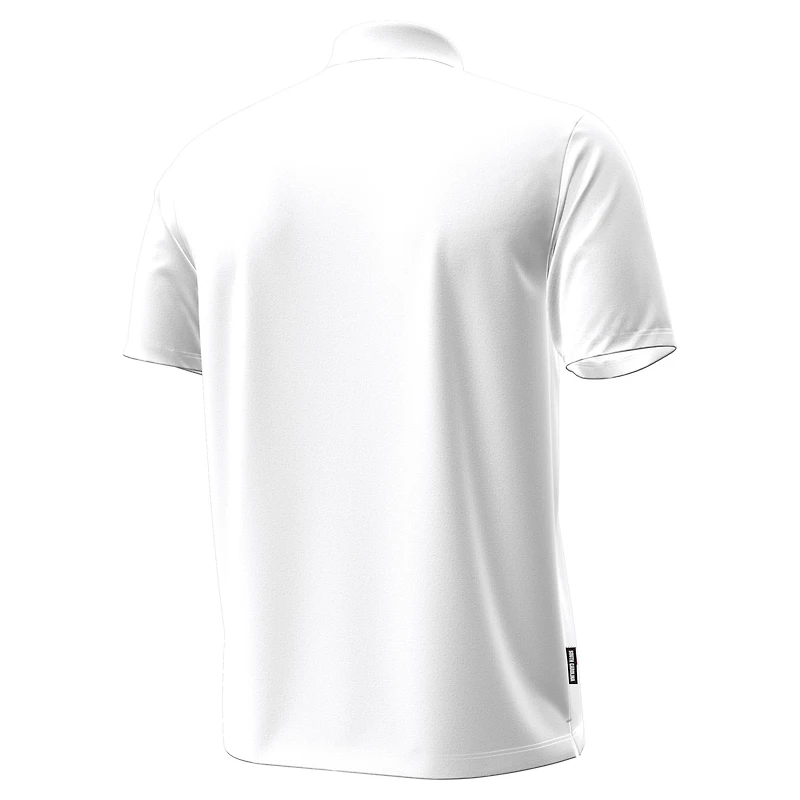 Polo Under Armour blanc à rayures sur la poitrine Performance Drive des Gamecocks de Caroline du Sud pour homme