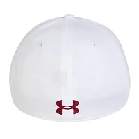 Men's Under Armour  White South Carolina Gamecocks Sideline Blitzing Accent Flex Hat