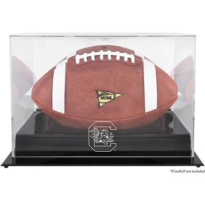 Vitrine de présentation du logo de l'équipe de football des South Carolina Gamecocks Black Base avec dos miroir