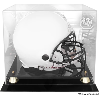 Vitrine de présentation pour casque avec logo Golden Classic des South Carolina Gamecocks et dos en miroir