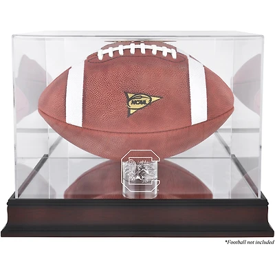 Étui de football avec logo en acajou des South Carolina Gamecocks et dos miroir