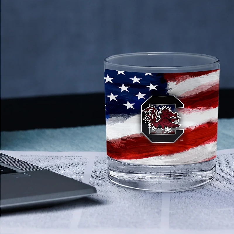 South Carolina Gamecocks Two-Pack 14oz. Americana Rocks Glass Set