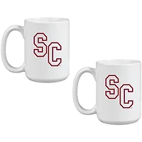 Lot de deux tasses en céramique Vault Sketch de 425 ml des Gamecocks de Caroline du Sud