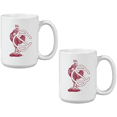 South Carolina Gamecocks Two Pack 15oz. Vault Sketch Ceramic Mug Set