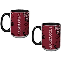 South Carolina Gamecocks Two-Pack Dia De Los Muertos Mug Set