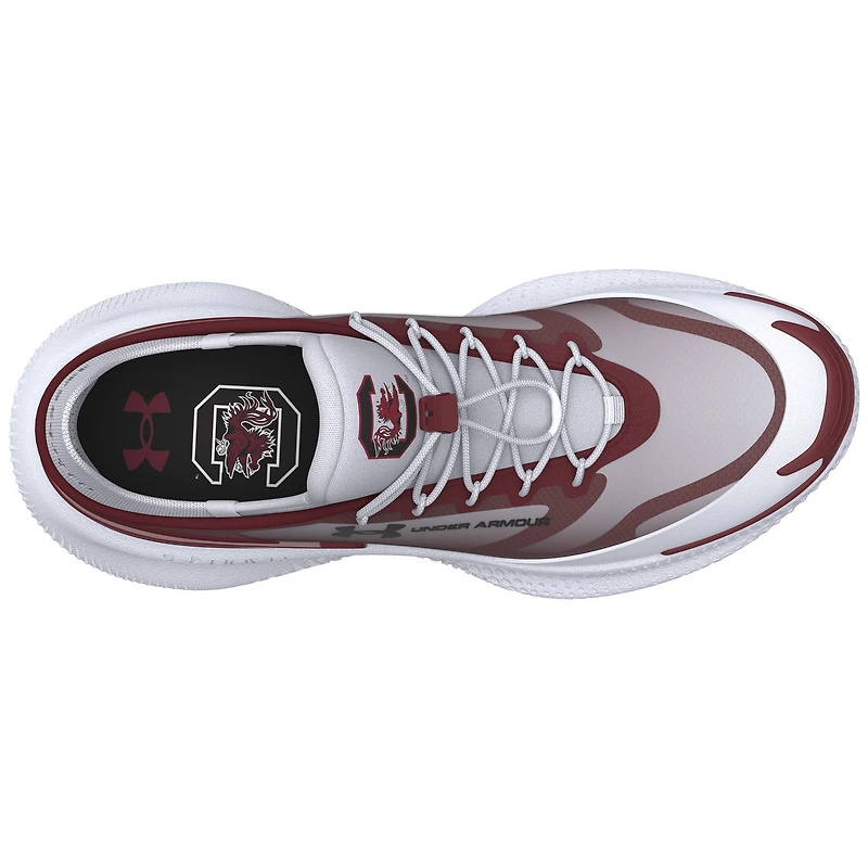 Chaussures de course unisexes Under Armour Cardinal South Carolina Gamecocks Team SlipSpeed ​​Nova