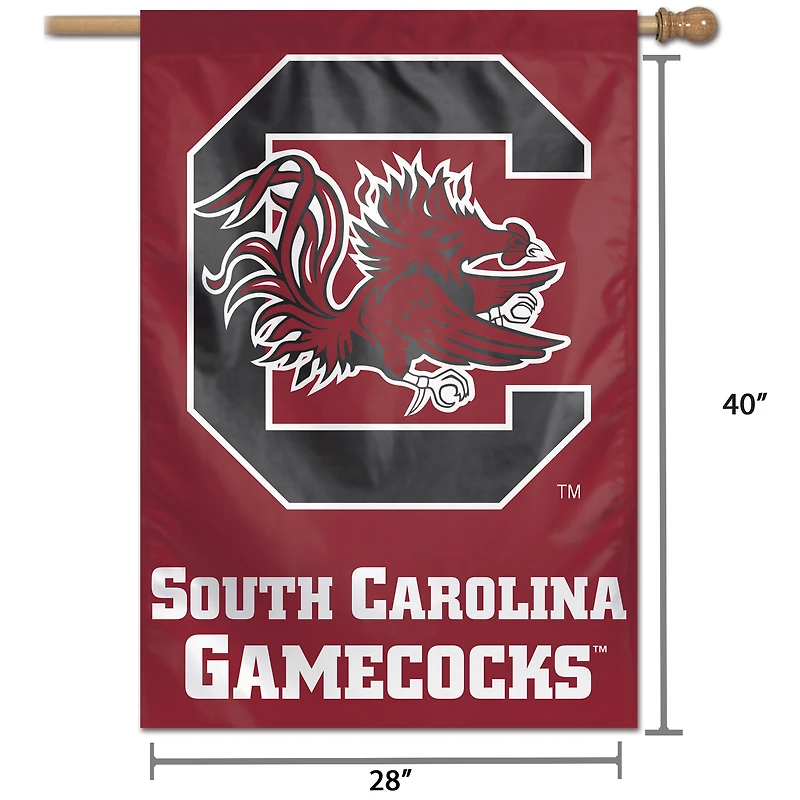WinCraft Caroline du Sud Gamecocks 71,1 x 101,6 cm grand logo bannière verticale simple face