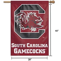 WinCraft Caroline du Sud Gamecocks 71,1 x 101,6 cm grand logo bannière verticale simple face