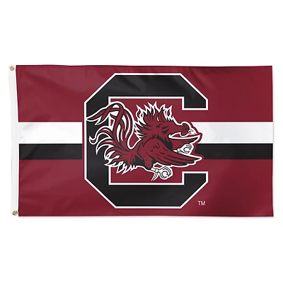 WinCraft South Carolina Gamecocks 3' x 5' Drapeau de luxe à rayures horizontales