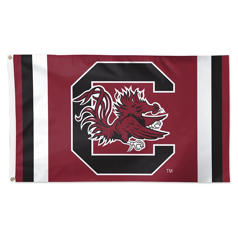 WinCraft South Carolina Gamecocks Drapeau simple face à rayures verticales 3' x 5'