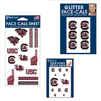 Ensemble de tatouages ​​sans eau WinCraft South Carolina Gamecocks 4" x 7"