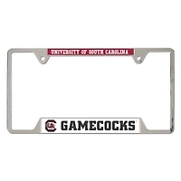 WinCraft  South Carolina Gamecocks Chrome Plated Metal License Plate Frame