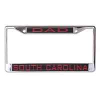 Cadre de plaque d'immatriculation WinCraft South Carolina Gamecocks S/L Dad