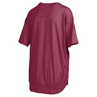 T-shirt poncho pour femme Pressbox Garnet South Carolina Gamecocks