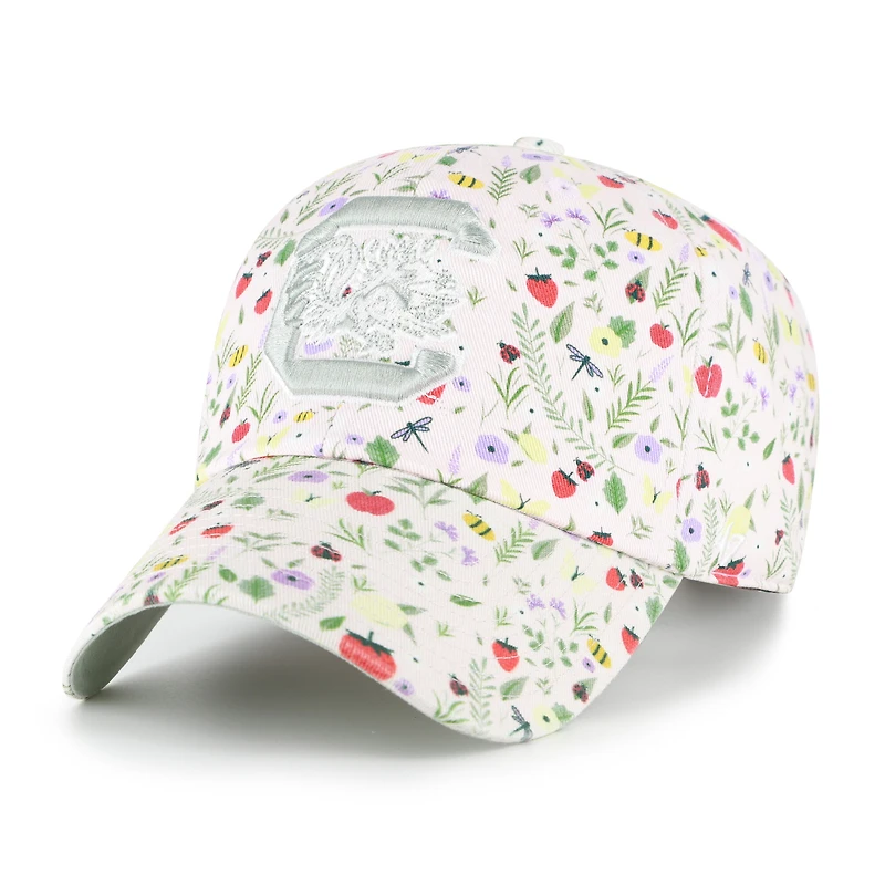 Women's '47 Natural South Carolina Gamecocks Posey Clean Up Adjustable Hat