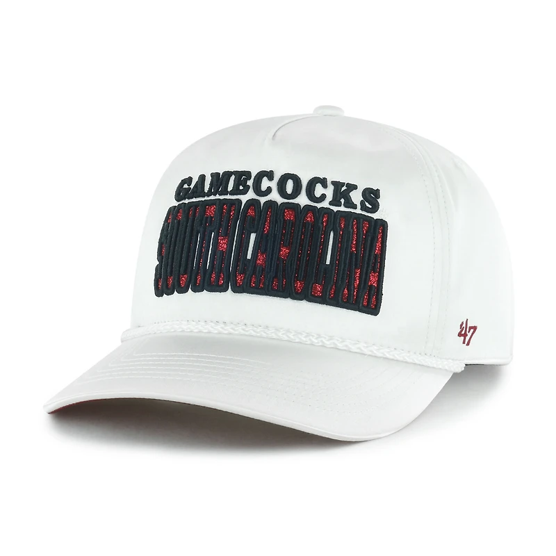 Women's '47 White South Carolina Gamecocks Outspoken Hitch Adjustable Hat