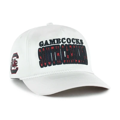 Women's '47 White South Carolina Gamecocks Outspoken Hitch Adjustable Hat