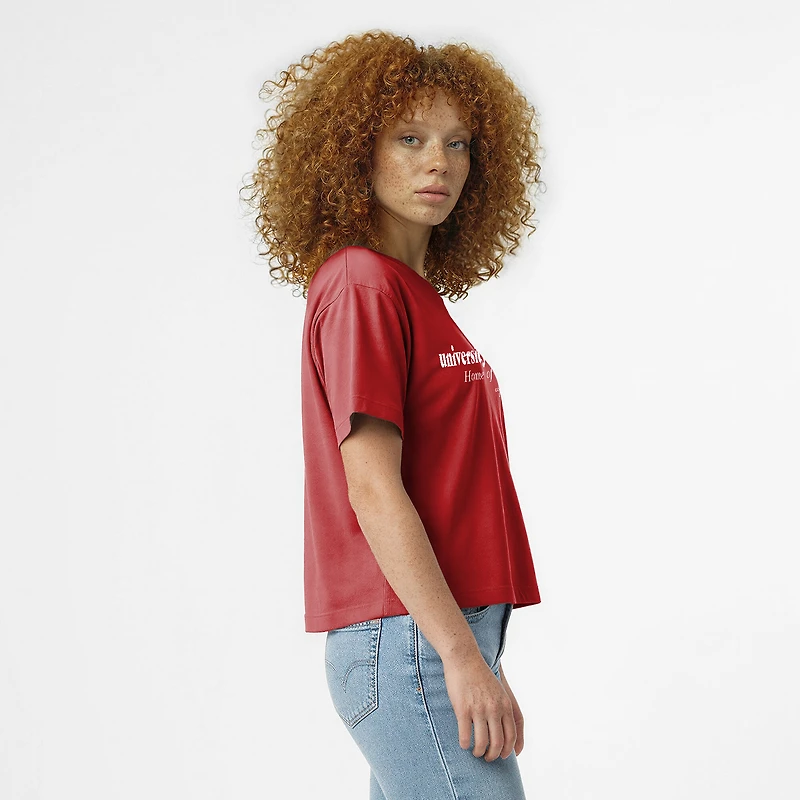 Women's Champion Garnet South Carolina Gamecocks Home Wordmark T-Shirt