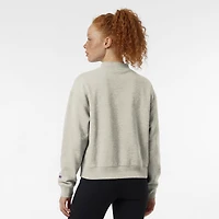 Women's Champion  Heather Gray South Carolina Gamecocks Triumph Mock Neck Sweatshirt
