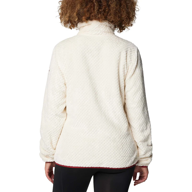 Veste zippée en sherpa Fireside II pour femme de Columbia, couleur crème, South Carolina Gamecocks