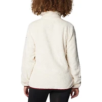 Veste zippée en sherpa Fireside II pour femme de Columbia, couleur crème, South Carolina Gamecocks