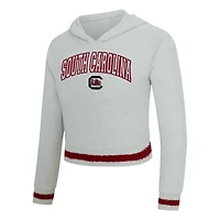 Women's Concepts Sport Gray/Garnet South Carolina Gamecocks Whitley Long Sleeve Hoodie Top & Shorts Set