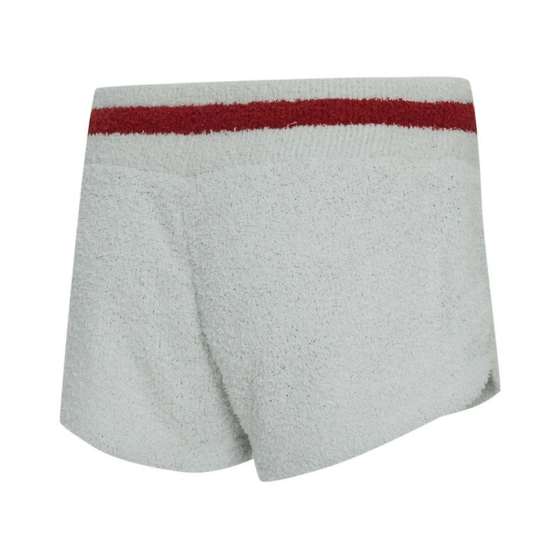 Ensemble sweat à capuche et short manches longues Whitley pour femme, gris/grenat, Gamecocks de Caroline du Sud