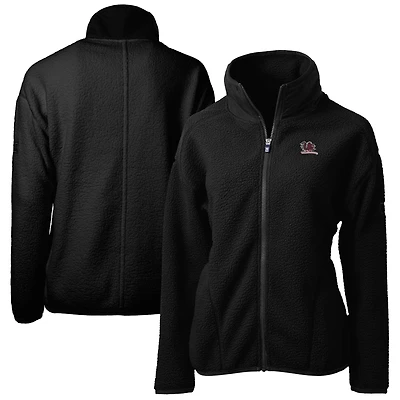 Women's Cutter & Buck  Black South Carolina Gamecocks Cascade Eco Sherpa Full-Zip Fleece Jacket
