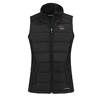 Gilet hybride en softshell recyclé entièrement zippé pour femme, Cutter & Buck Black South Carolina Gamecocks Vault Evoke
