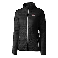 Women's Cutter & Buck  Black South Carolina Gamecocks Vault Rainier PrimaLoft Eco Insulated Full-Zip Puffer Jacket