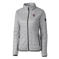 Women's Cutter & Buck Gray South Carolina Gamecocks Rainier Eco Insulated Puffer Full-Zip Jacket