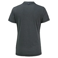 Women's Cutter & Buck Heather Black South Carolina Gamecocks  Forge Heathered Stretch Blade Top