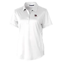 Women's Cutter & Buck White South Carolina Gamecocks Vault DryTec Prospect Textured Stretch Polo