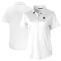 Women's Cutter & Buck White South Carolina Gamecocks Vault DryTec Prospect Textured Stretch Polo